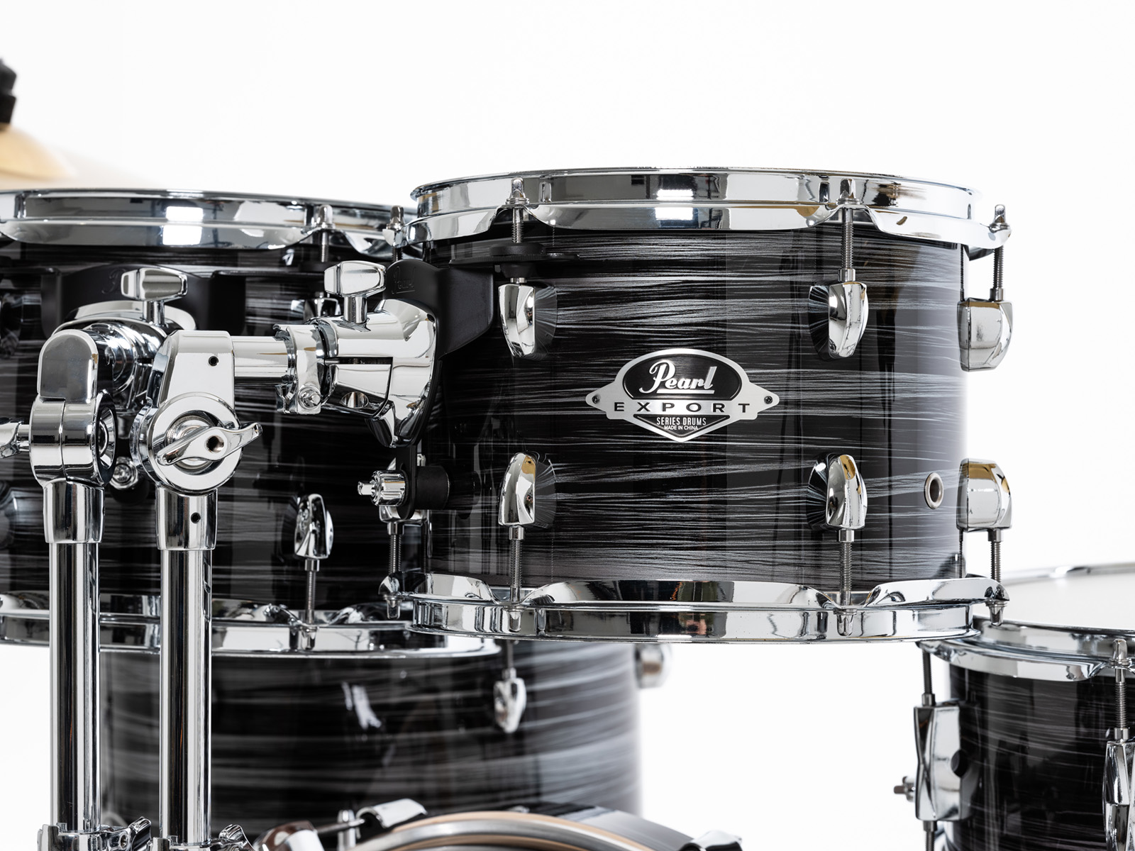 Pearl Export Fusion 20'' - 5 FÛts - Graphite Silver Twist - Akustik Schlagzeug Fusion - Variation 5