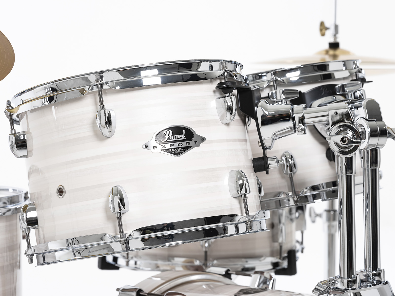 Pearl Export Fusion 20 - Slipstream White - Akustik Schlagzeug Fusion - Variation 7