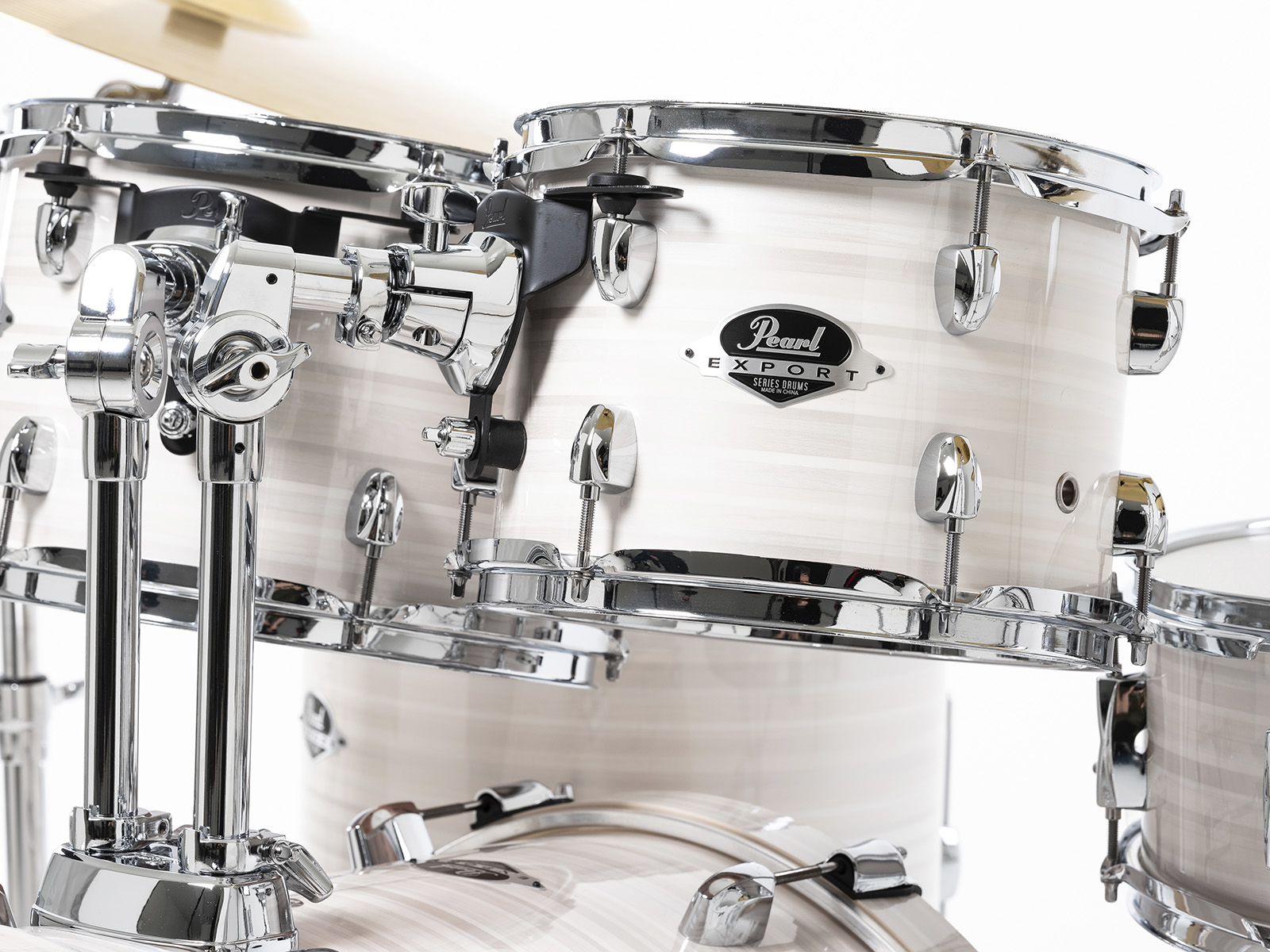 Pearl Export Fusion 20 - Slipstream White - Akustik Schlagzeug Fusion - Variation 8