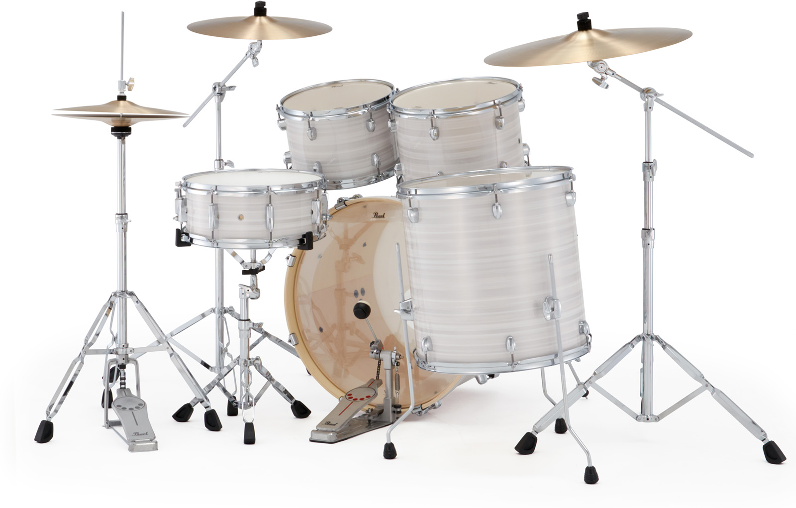 Pearl Export Standard 22'' - 5 FÛts - Slipstream White - Standard Akustik Schlagzeug - Variation 3