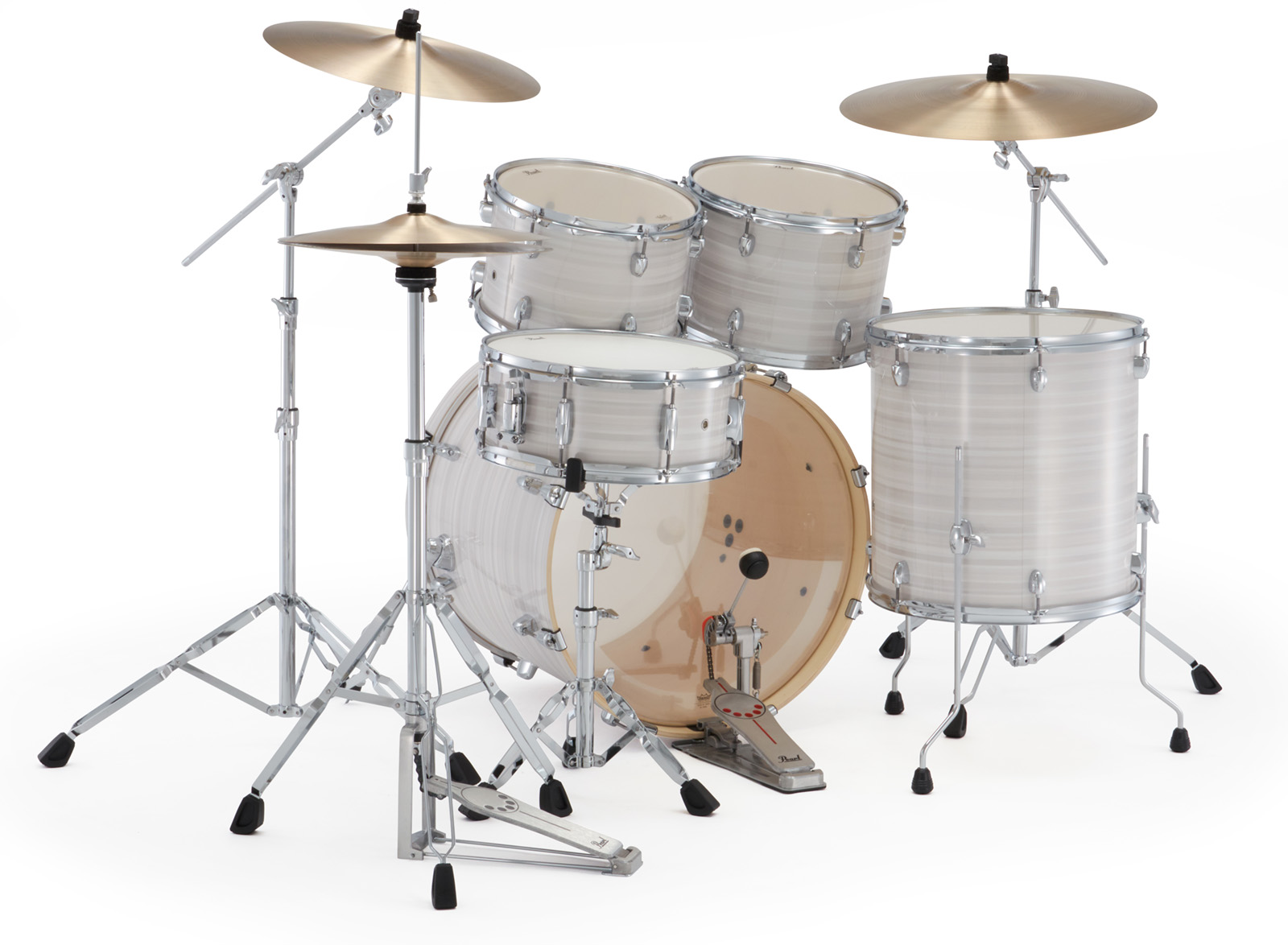 Pearl Export Standard 22'' - 5 FÛts - Slipstream White - Standard Akustik Schlagzeug - Variation 4
