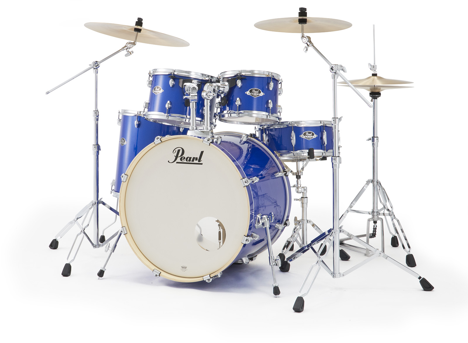 Pearl Exx725sbrc-863 Export Rock 22 - Midnight Blue - Akustik Schlagzeug Rock - Variation 1