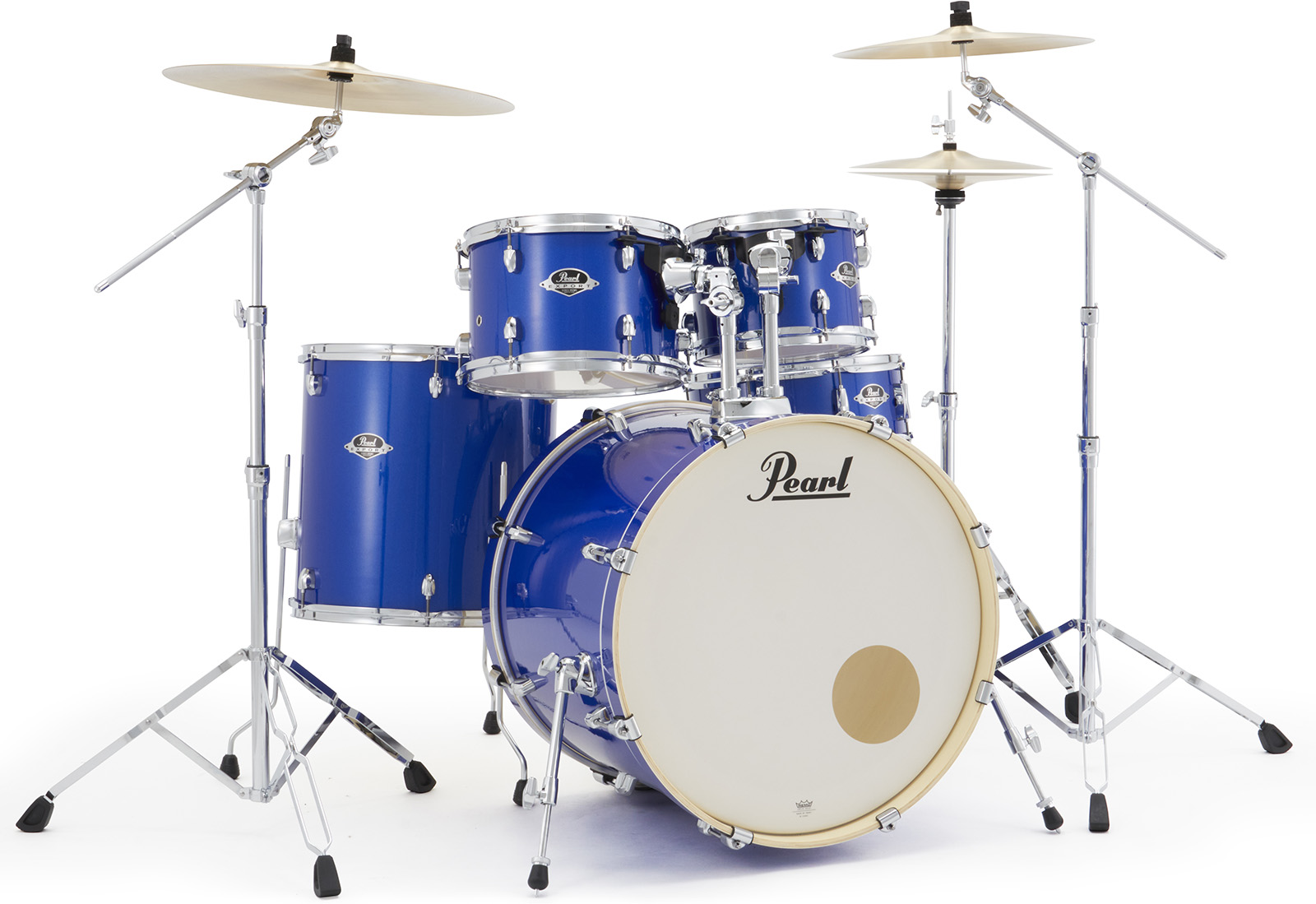 Pearl Exx725sbrc-863 Export Rock 22 - Midnight Blue - Akustik Schlagzeug Rock - Variation 2