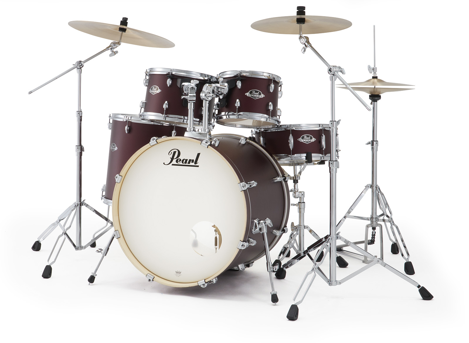 Pearl Exx725sbrc-864 Export Rock 22 - Satin Scarlet - Akustik Schlagzeug Rock - Variation 3