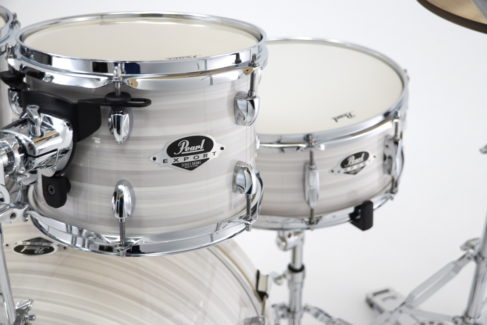 Pearl Export Rock 22'' - 5 FÛts - Slipstream White - Akustik Schlagzeug Rock - Variation 2