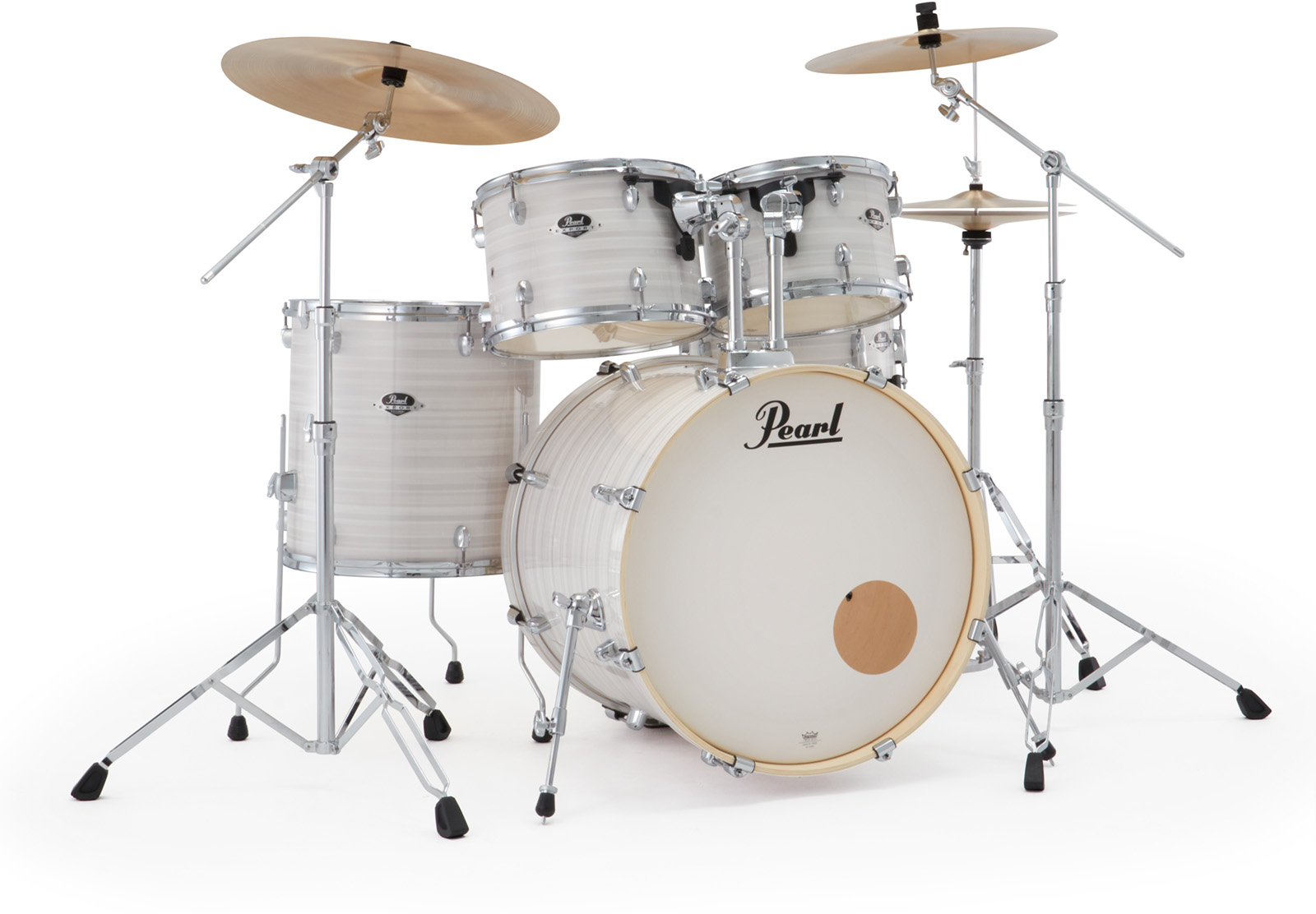 Pearl Export Rock 22'' - 5 FÛts - Slipstream White - Akustik Schlagzeug Rock - Variation 1