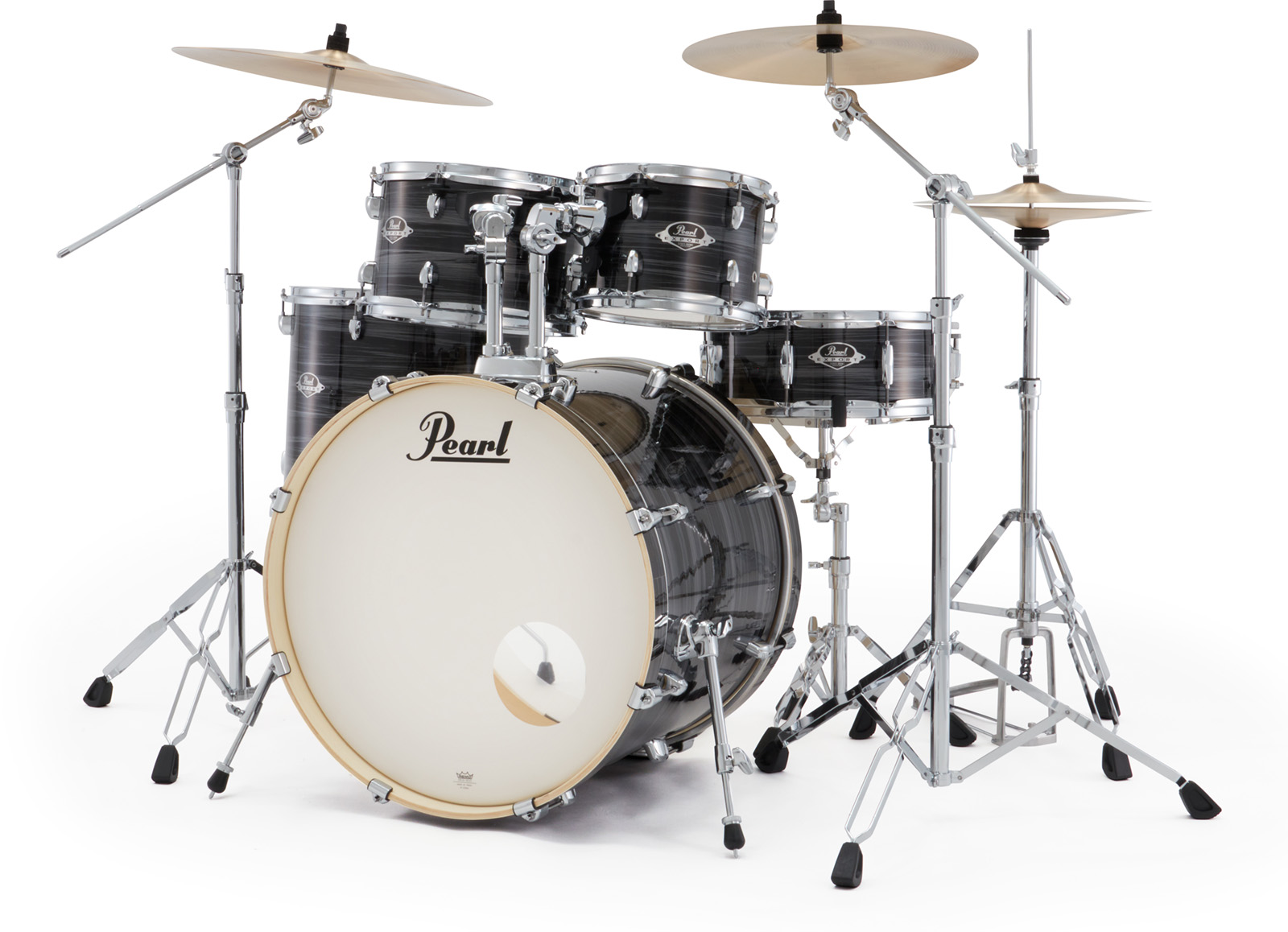 Pearl Export Rock 22'' - 5 FÛts - Graphite Silver Twist - Akustik Schlagzeug Fusion - Variation 3