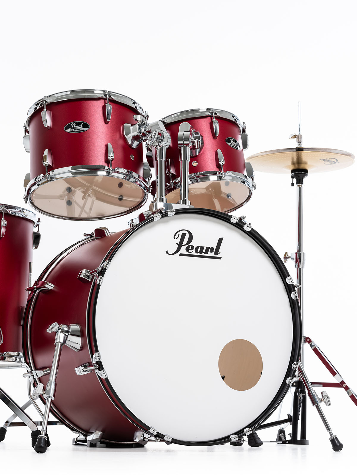 Pearl Roadshow Fusion 20 + Pack Solar Sabian Matte Red - Akustik Schlagzeug Fusion - Variation 5