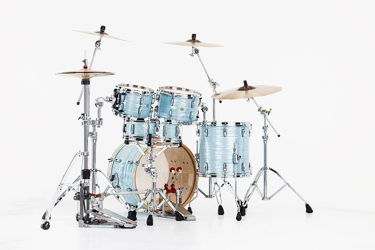 Pearl Pmx904xpc-414 Fusion 20 Pouces - 4 FÛts - Ice Blue Oyster - Akustik Schlagzeug Fusion - Variation 4