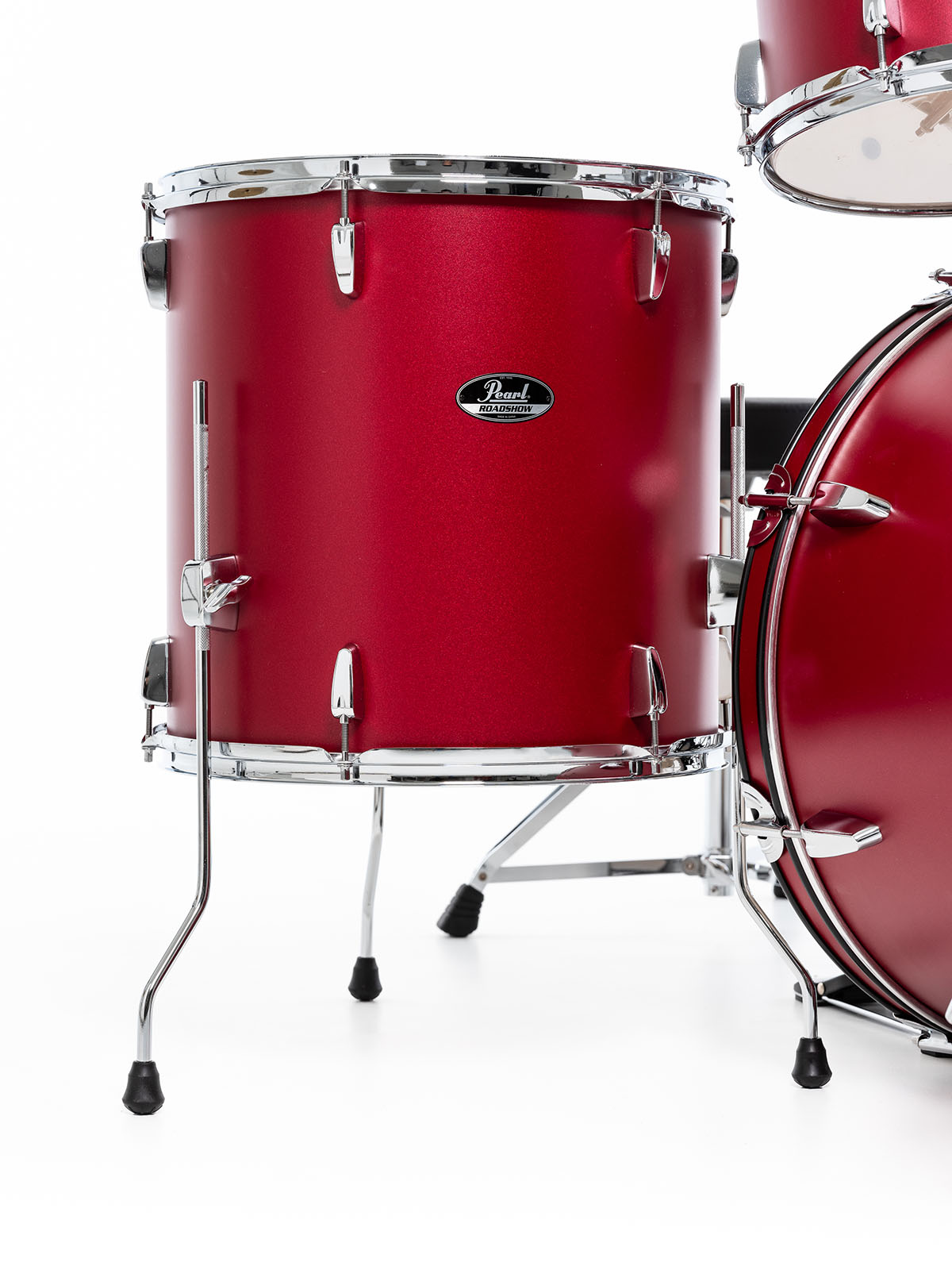 Pearl Roadshow Fusion 20 + B-50 + Ride 20 Matte Red - Matte Red - Akustik Schlagzeug Fusion - Variation 4