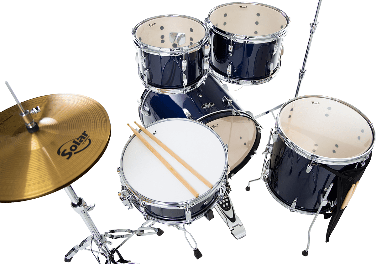 Pearl Roadshow Fusion 20'' - 5 FÛts - Royal Blue Metallic - Akustik Schlagzeug Fusion - Variation 1