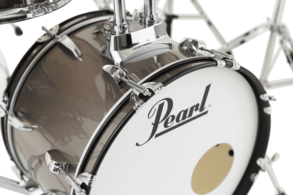 Pearl Roadshow Plus Junior 18'' + Pack Sabian Solar 3 Cy - 5 FÛts - Bronze Metallic - Junior Akustik Schlagzeug - Variation 4