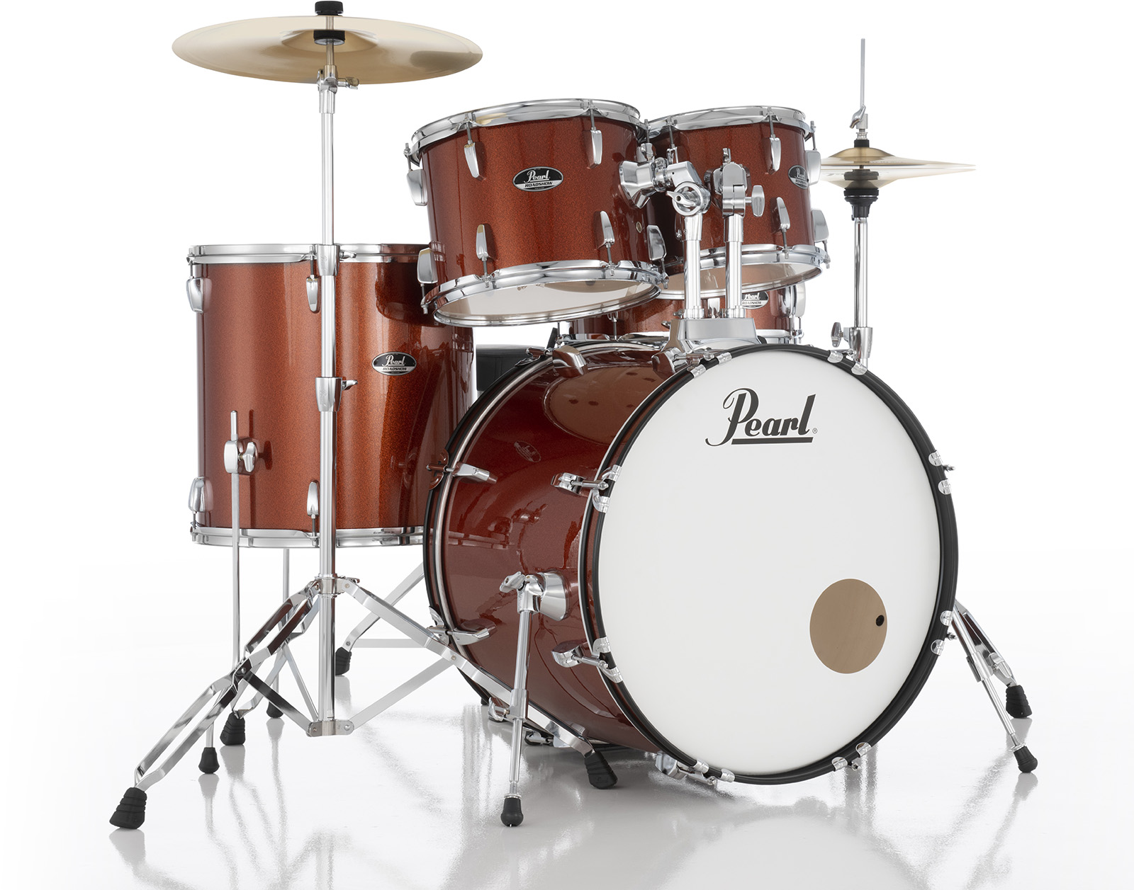 Pearl Roadshow Rock 22'' - 5 FÛts - Burnt Orange Sparkle - Akustik Schlagzeug Rock - Variation 1