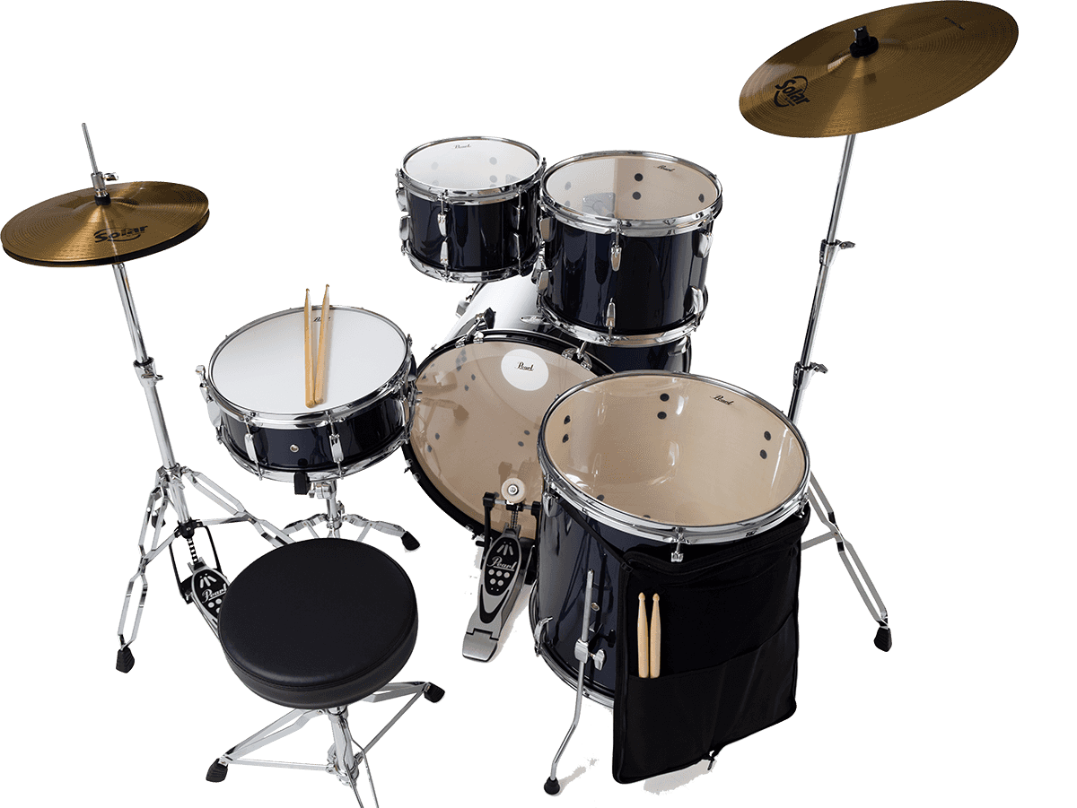 Pearl Roadshow Rock 22'' - 5 FÛts - Royal Blue Metallic - Akustik Schlagzeug Rock - Variation 1