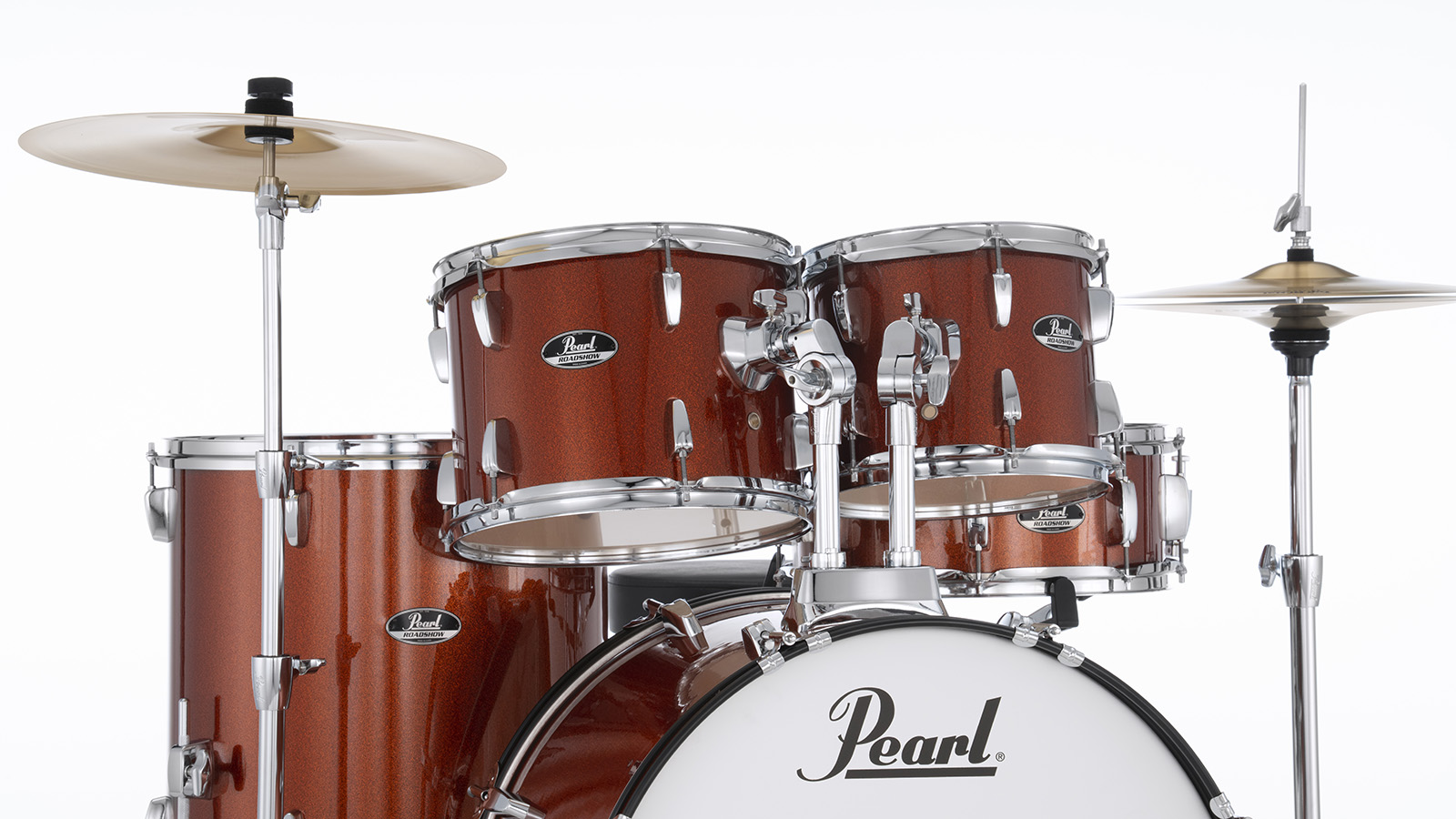 Pearl Roadshow Rock 22'' - 5 FÛts - Burnt Orange Sparkle - Akustik Schlagzeug Rock - Variation 3