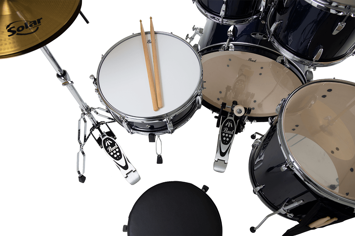 Pearl Roadshow Rock 22'' - 5 FÛts - Royal Blue Metallic - Akustik Schlagzeug Rock - Variation 3