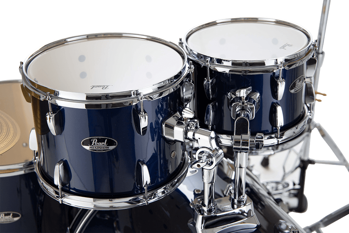 Pearl Roadshow Rock + B-50 + Pack Sabian Solar - Royal Blue Metallic - Akustik Schlagzeug Rock - Variation 1