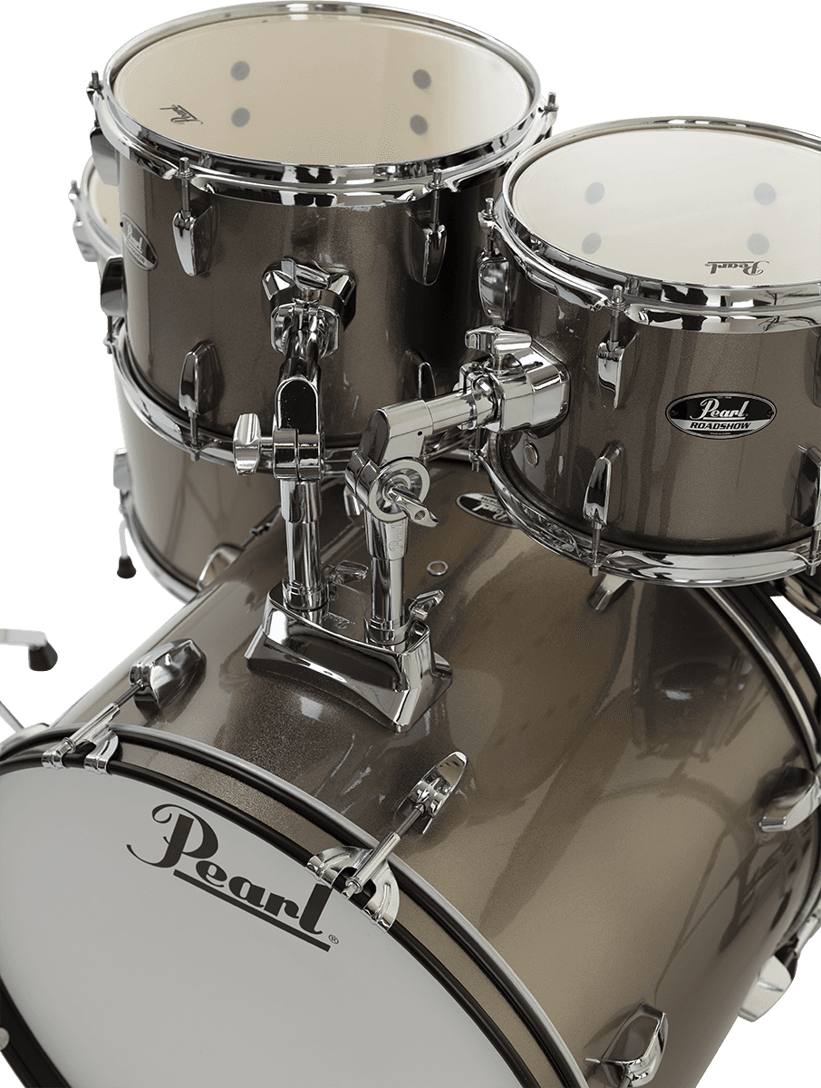 Pearl Rock 22 5 Futs + Pack Sabian Solar - Bronze Metallic - Akustik Schlagzeug Rock - Variation 2