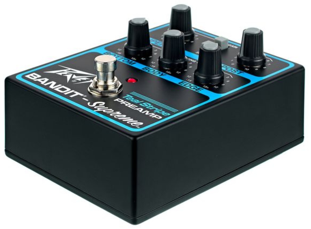 Peavey Bandit Supreme Teal Stripe Preamp Legacy - Overdrive/Distortion/Fuzz Effektpedal - Variation 1