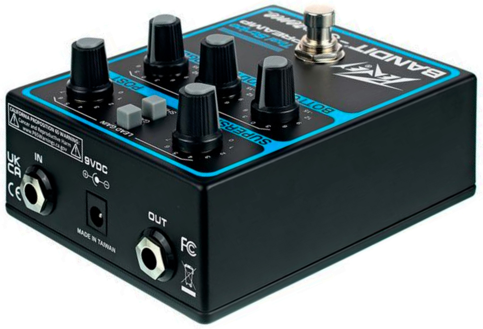 Peavey Bandit Supreme Teal Stripe Preamp Legacy - Overdrive/Distortion/Fuzz Effektpedal - Variation 2