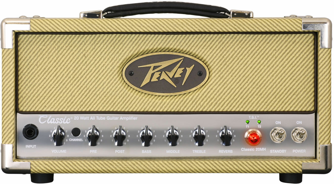 Peavey Classic 20 Mh Head 1-5-20w Tweed - E-Gitarre Topteil - Main picture