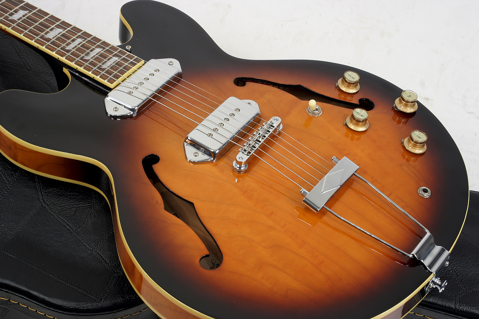 Peerless Songbird Thinline (#pe0905235) - Antique Sunburst - Semi-Hollow E-Gitarre - Variation 2