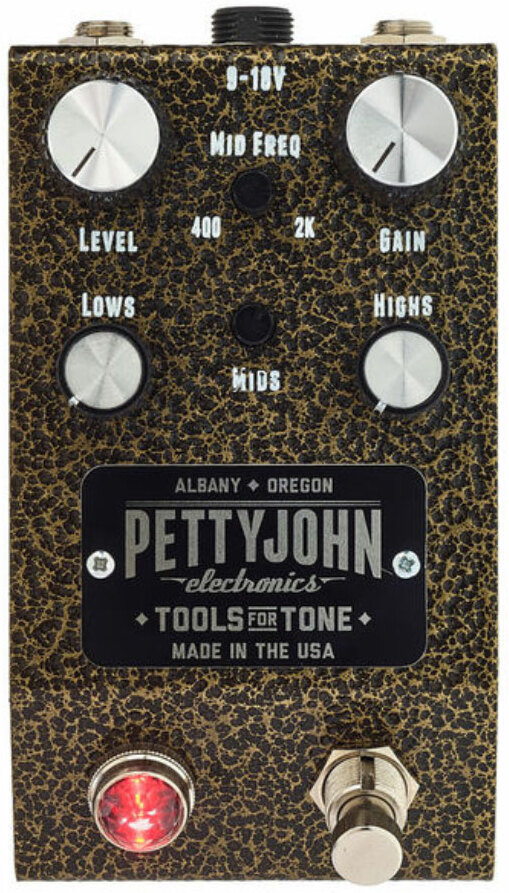 Pettyjohn Electronics Gold Overdrive - Overdrive/Distortion/Fuzz Effektpedal - Main picture