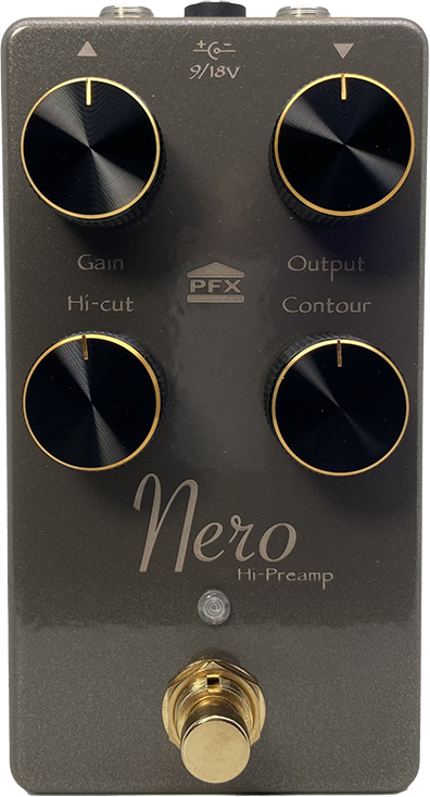 Pfx Circuits Nero Hi-preamp Overdrive - Overdrive/Distortion/Fuzz Effektpedal - Main picture
