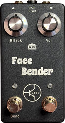 Overdrive/distortion/fuzz effektpedal Pfx circuits Face Bender Fuzz v2