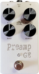 Overdrive/distortion/fuzz effektpedal Pfx circuits Preamp GE (Germanium)