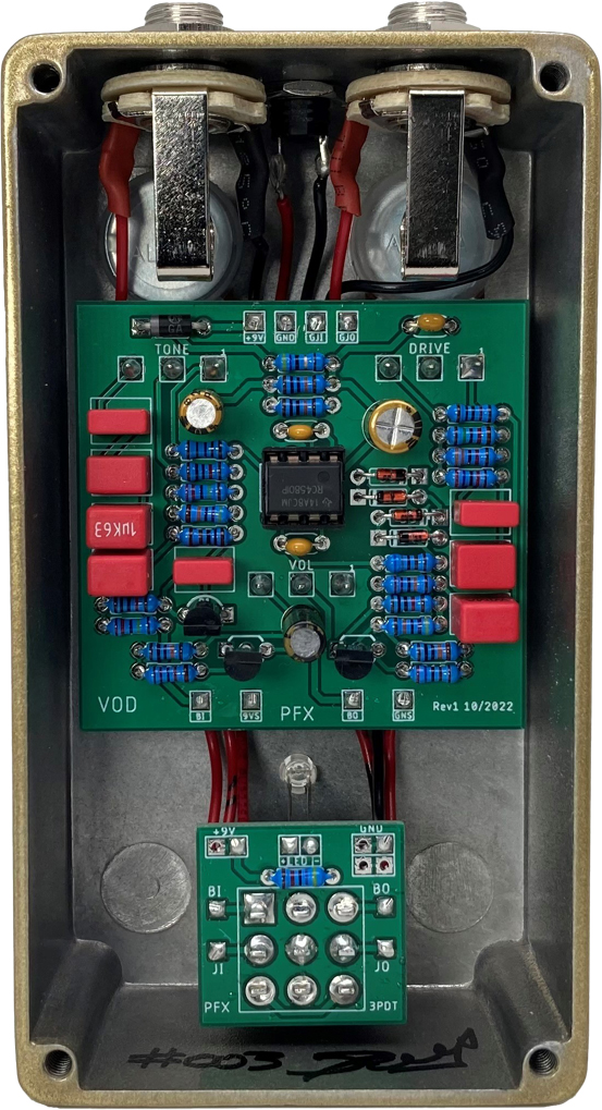 Pfx Circuits Julius Boost Overdrive - Overdrive/Distortion/Fuzz Effektpedal - Variation 3