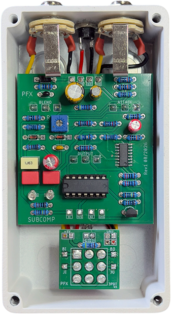 Pfx Circuits Komp-b Bass Compressor - Kompressor/Sustain/Noise gate Effektpedal bass - Variation 3