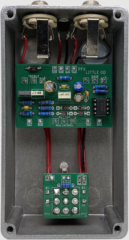 Pfx Circuits Little Od Overdrive - Overdrive/Distortion/Fuzz Effektpedal - Variation 3