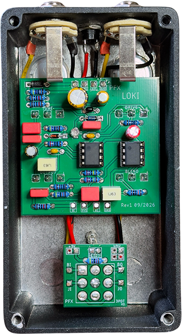 Pfx Circuits Loki Hot Bass Drive - Overdrive/Distortion/Fuzz Effektpedal - Variation 3