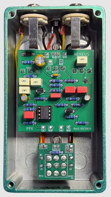 Pfx Circuits Nereus Vintage Tremolo - Overdrive/Distortion/Fuzz Effektpedal - Variation 1