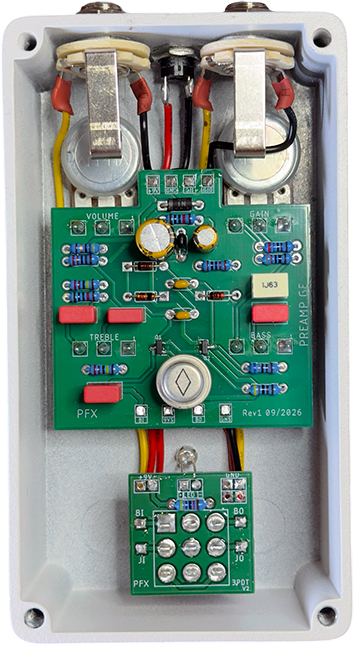 Pfx Circuits Preamp Ge Germanium - Overdrive/Distortion/Fuzz Effektpedal - Variation 3