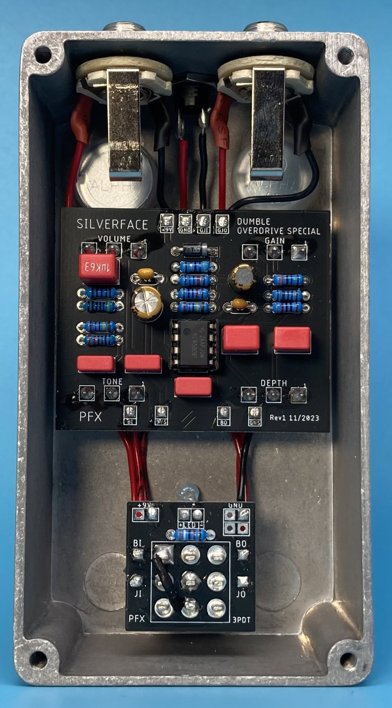 Pfx Circuits Silverface Overdrive Special Ltd - Overdrive/Distortion/Fuzz Effektpedal - Variation 2