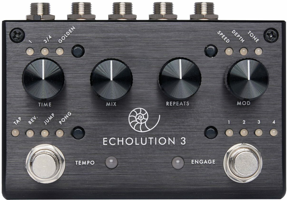 Pigtronix Echolution 3 Stereo - Reverb/Delay/Echo Effektpedal - Main picture