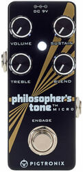 Kompressor/sustain/noise gate effektpedal Pigtronix Philosopher's Tone Micro