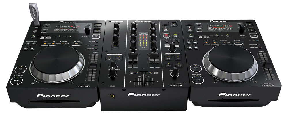 Pioneer Dj 350 2cdj350 Djm350 Pro350flt Hdj500bk - DJ Sets - Variation 1