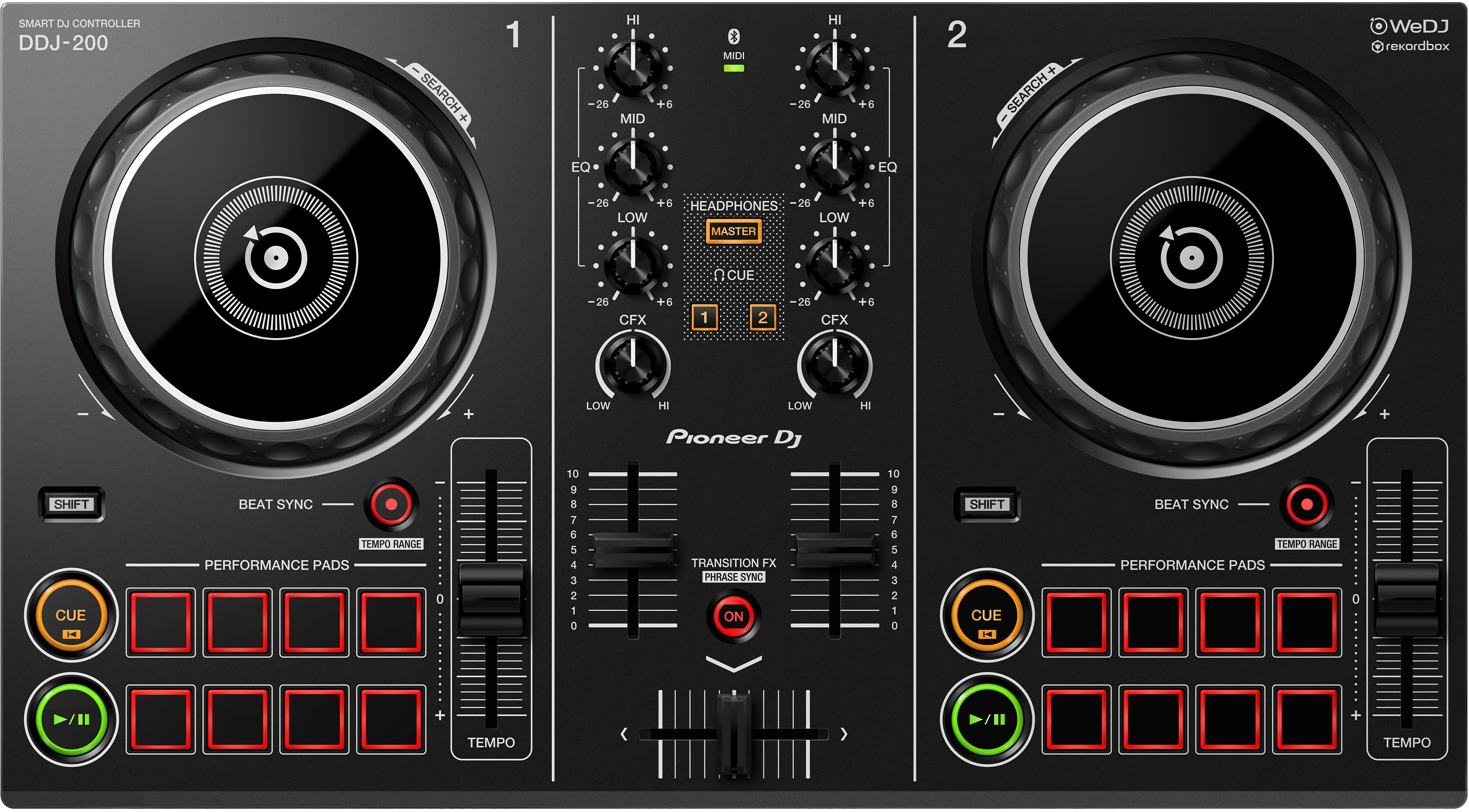 Pioneer Dj Ddj-200 - USB DJ-Controller - Main picture