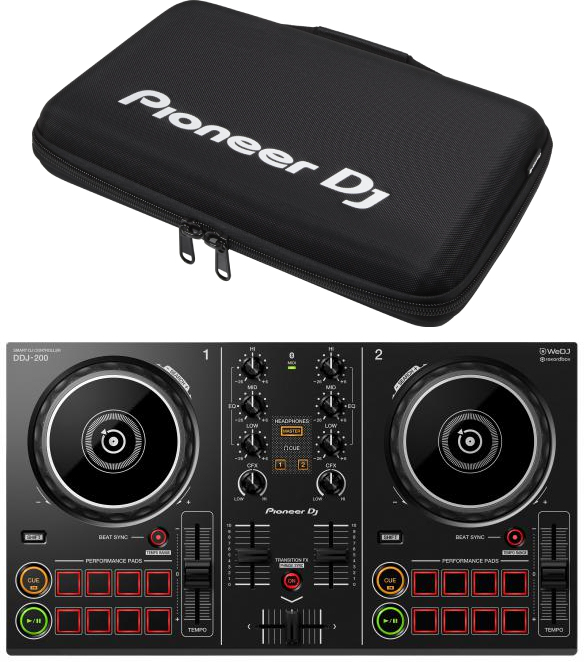 Pioneer dj DDJ-200 + DJC-200 BAG Case/flight/decksaver