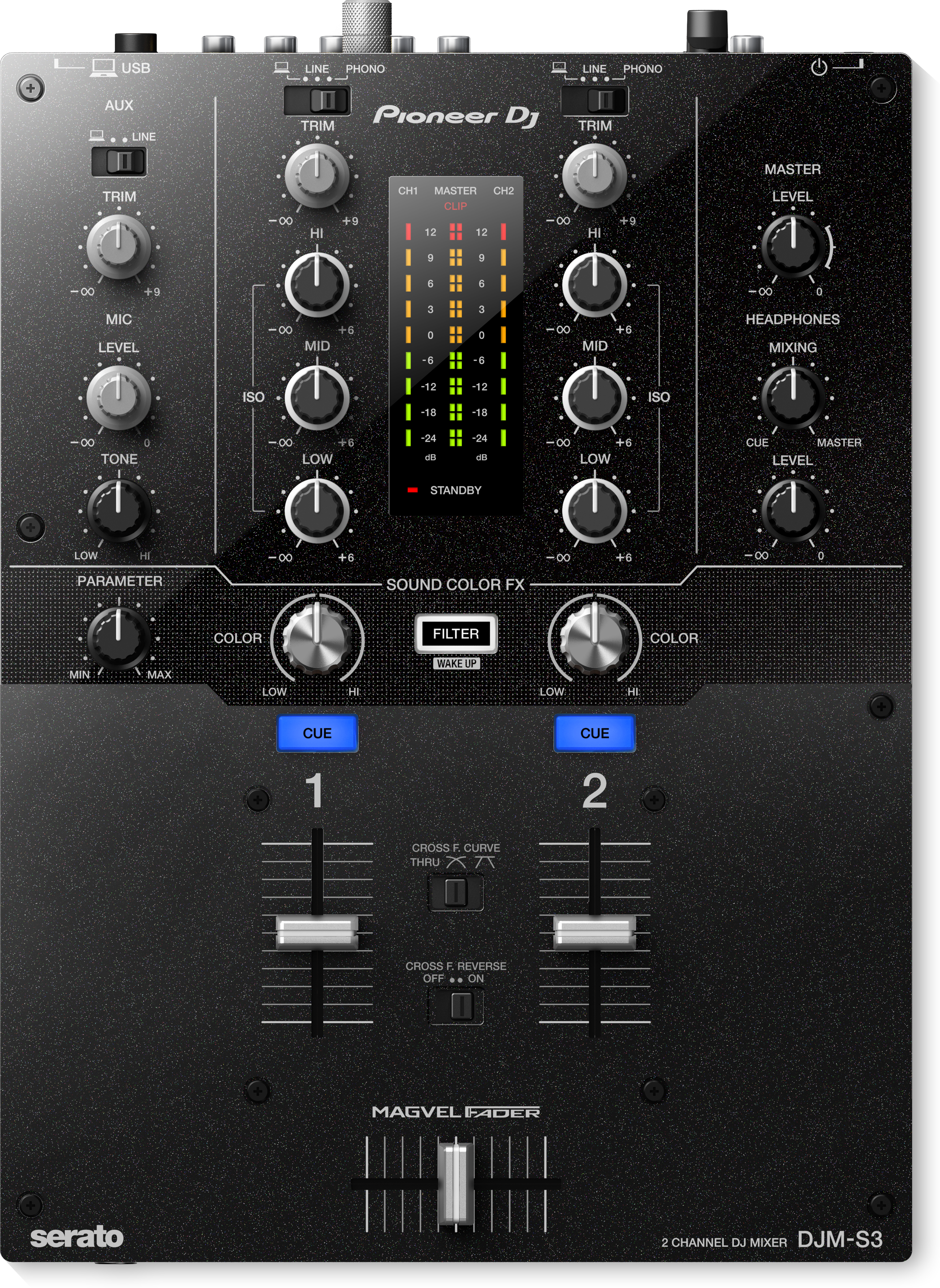 Pioneer Dj Djm-s3 - DJ-Mixer - Main picture