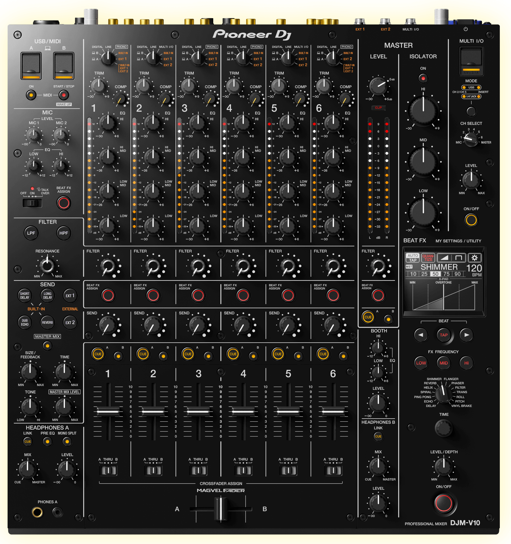 Pioneer Dj Djm-v10 - DJ-Mixer - Main picture