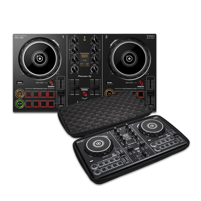 Pioneer dj DDJ-200 + DJC-200 BAG Case/flight/decksaver