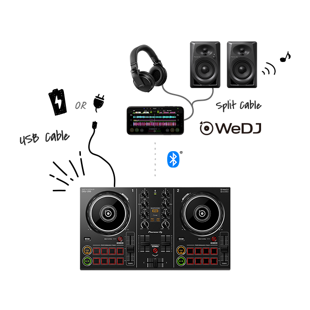 Pioneer Dj Ddj-200 - USB DJ-Controller - Variation 13