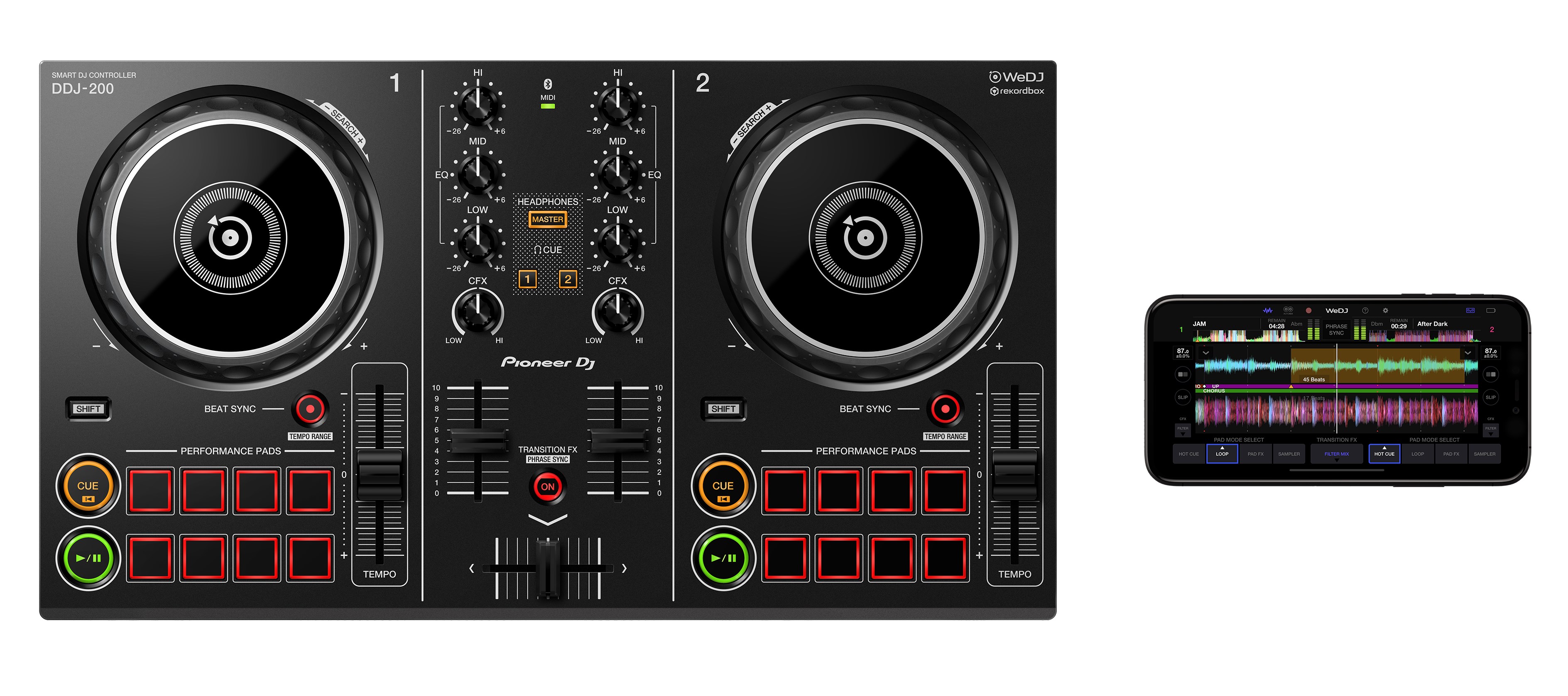 Pioneer Dj Ddj-200 - USB DJ-Controller - Variation 3