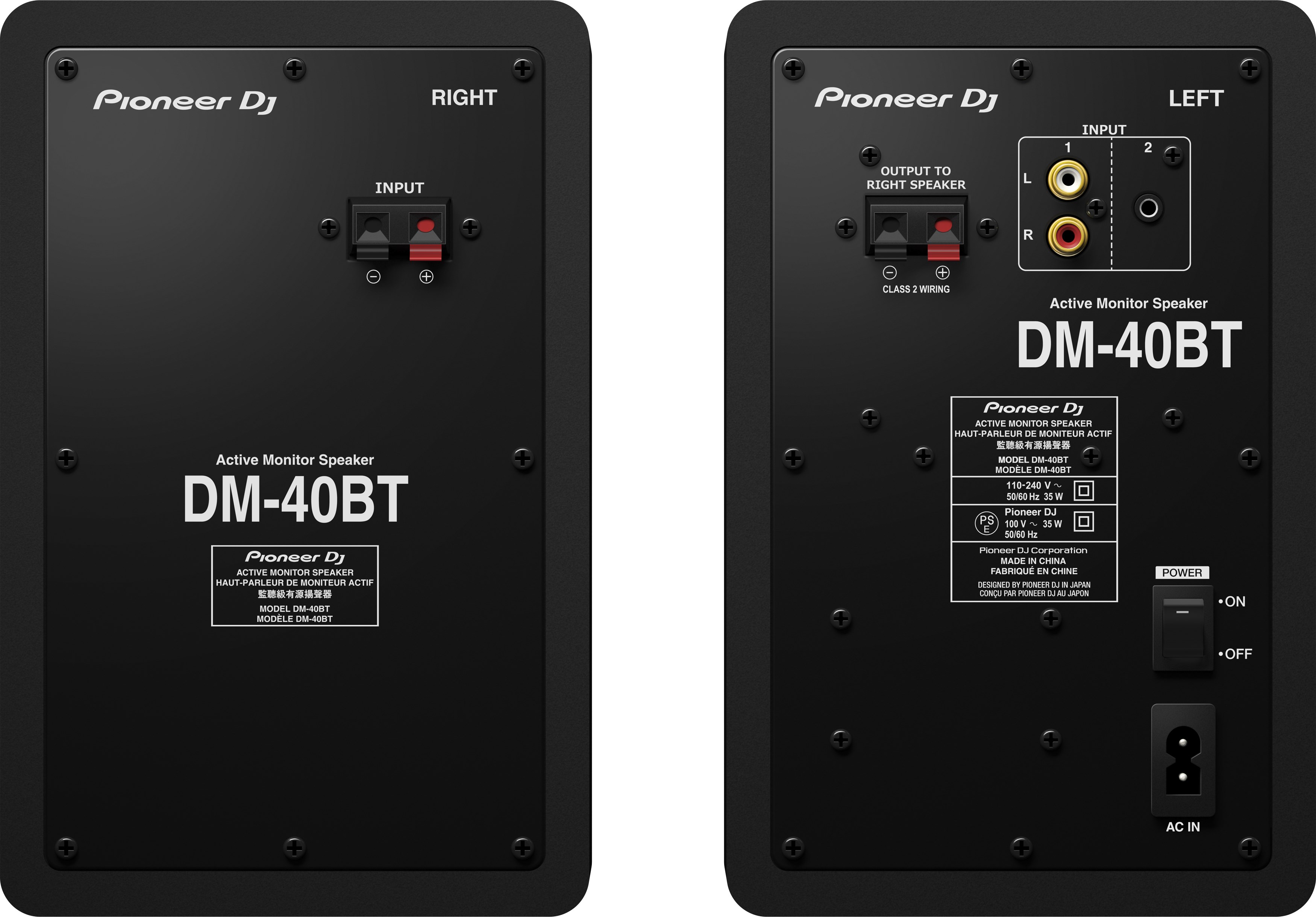 Pioneer Dj Dm-40bt - La Paire - Aktive studio monitor - Variation 3