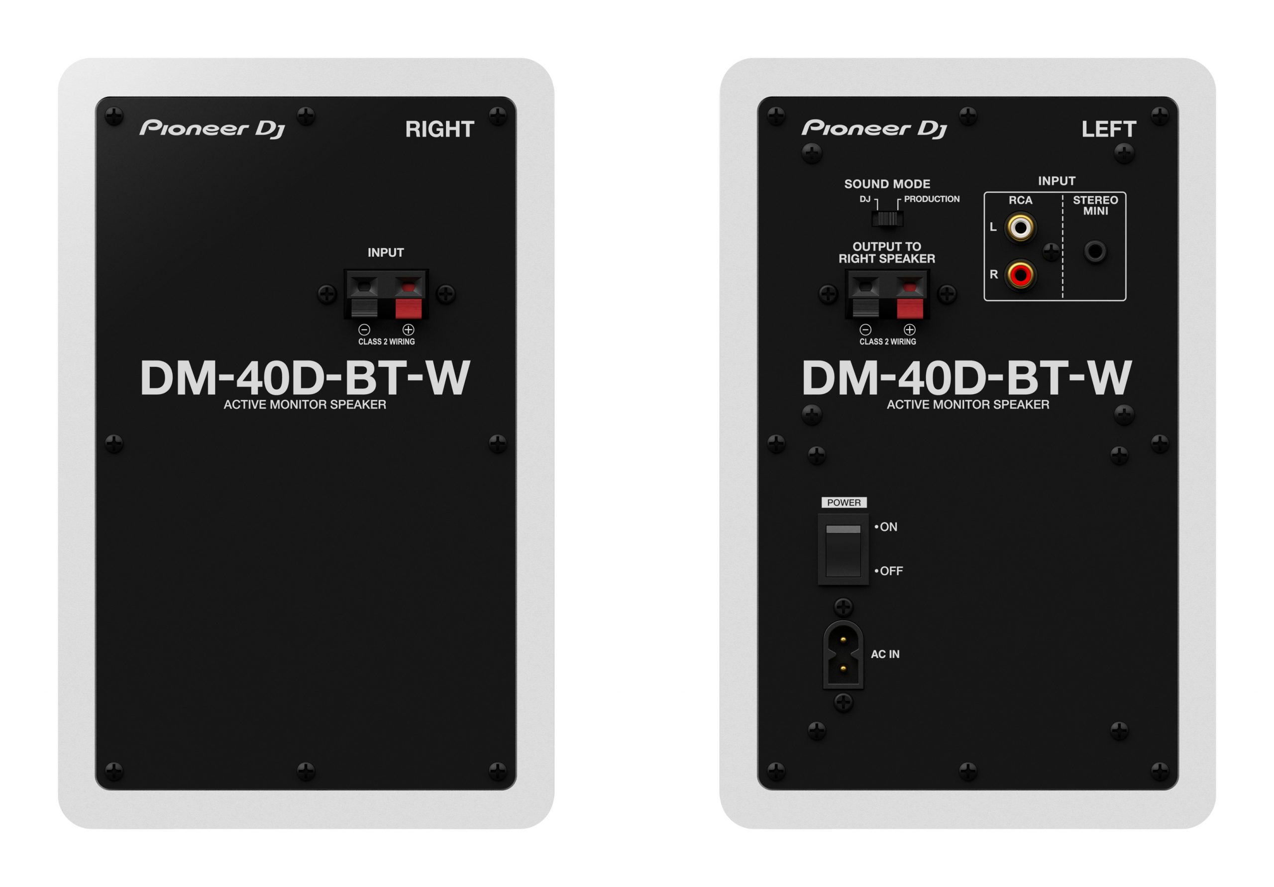 Pioneer Dj Dm-40d-bt-w - Aktive studio monitor - Variation 2