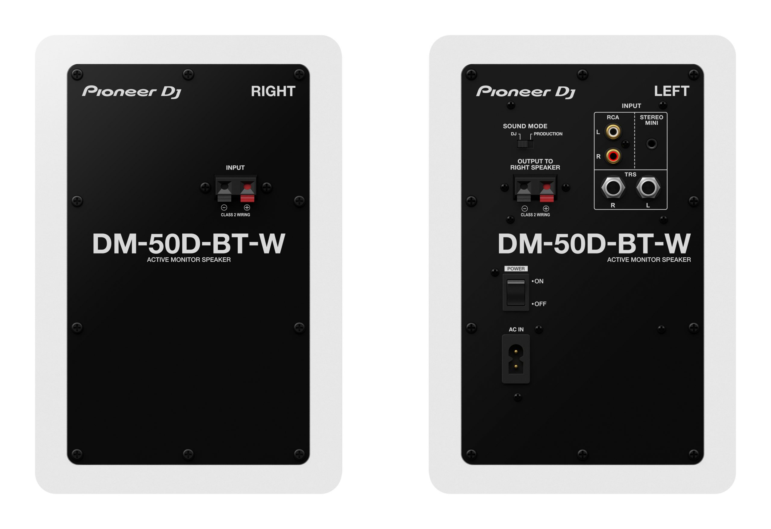 Pioneer Dj Dm-50d-bt-w - Aktive studio monitor - Variation 2